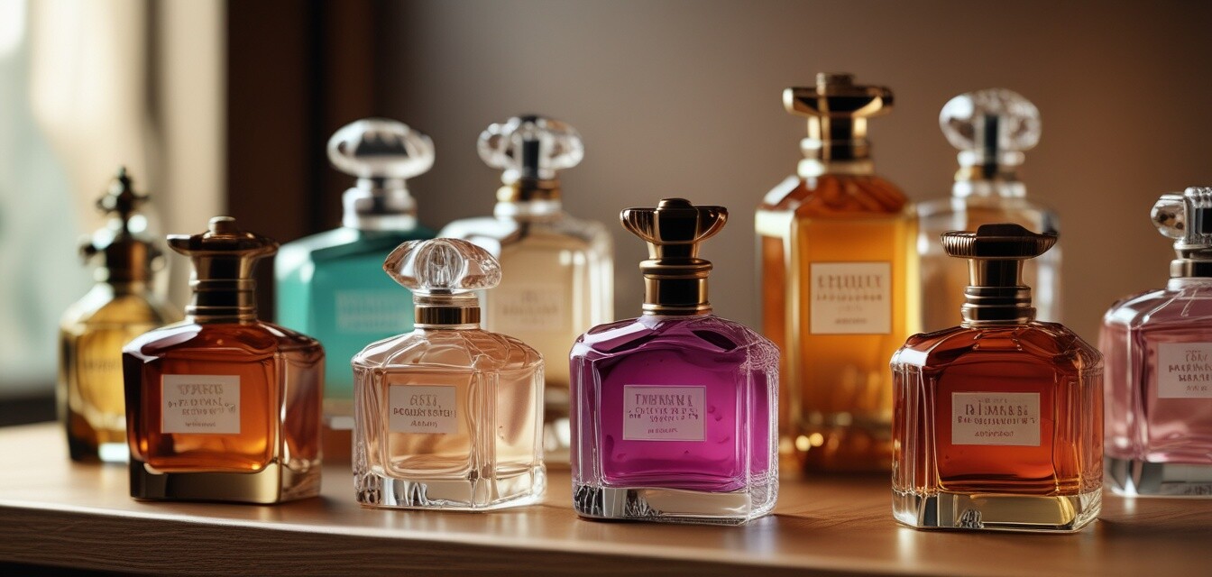 Artisan perfume bottles