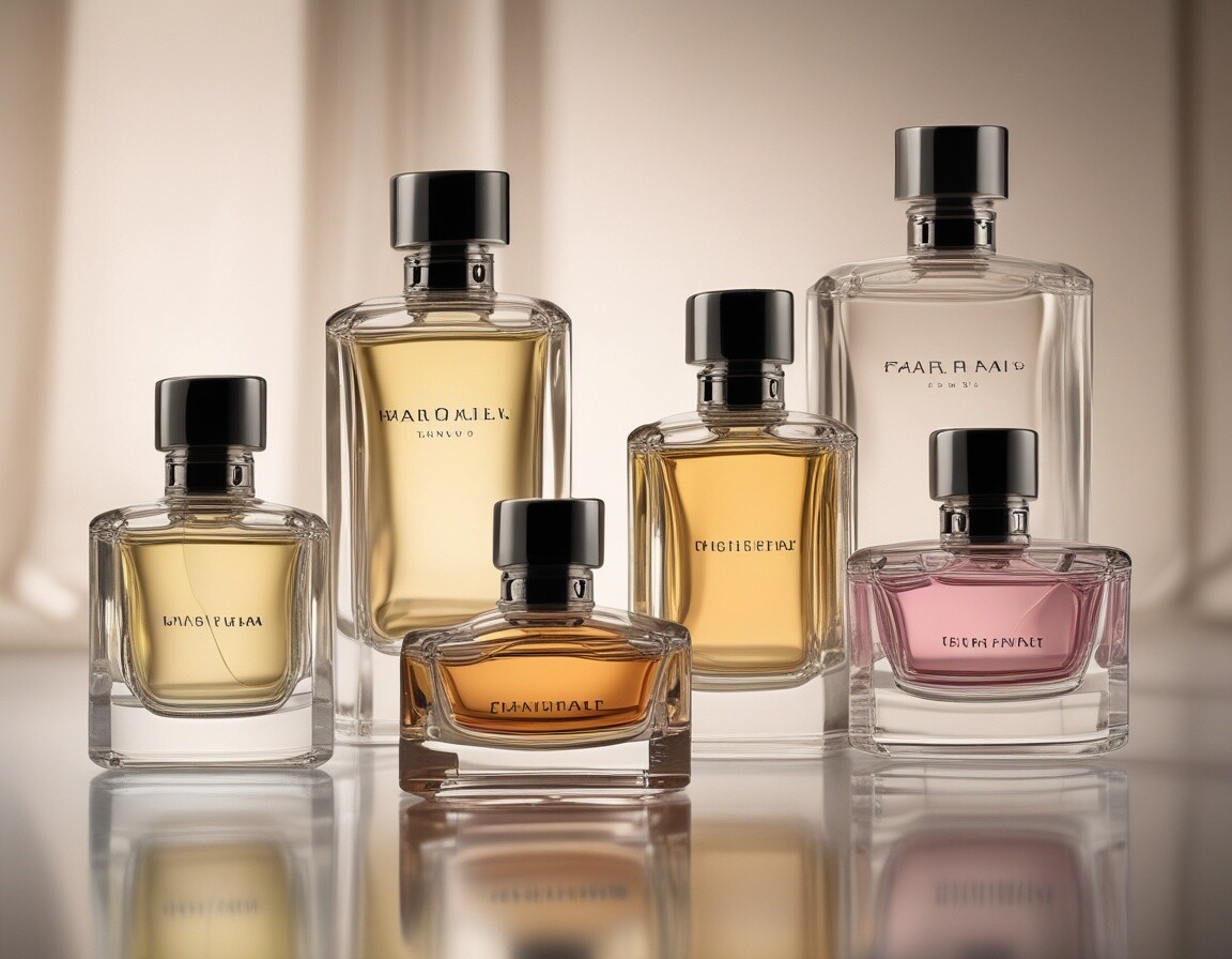 Dupe perfumes displayed elegantly