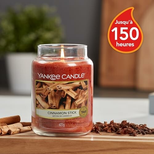 Bougie parfumée Yankee Candle bâton de cannelle